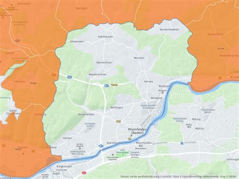 plz rheinfelden baden württemberg.